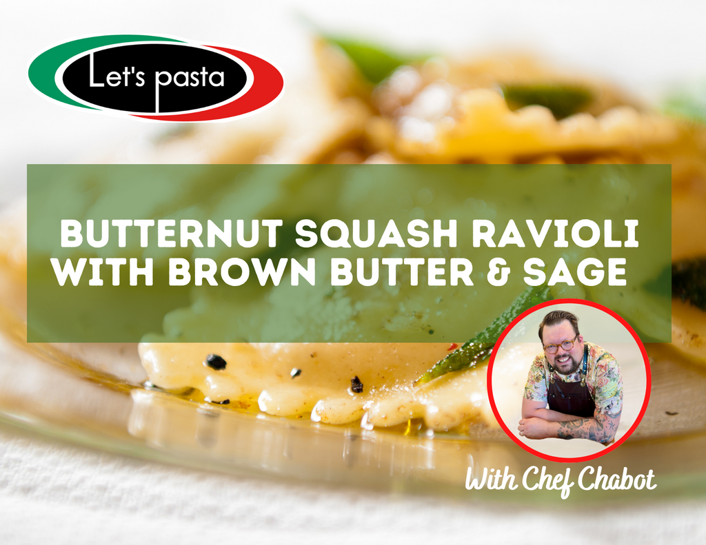 Butternut Squash Ravioli with Brown Sugar & Sage