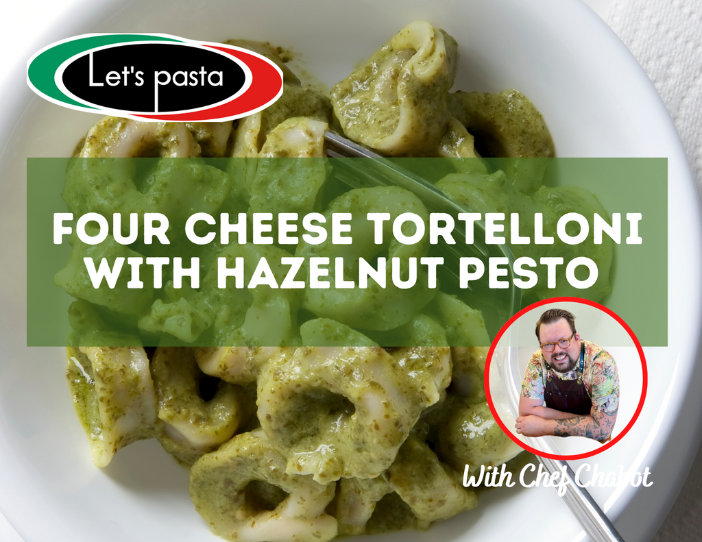 Four Cheese Tortelloni with Hazelnut Presto