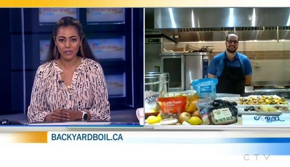 TV Interview with CTV - Backyard Boil - Oct 5, 2021