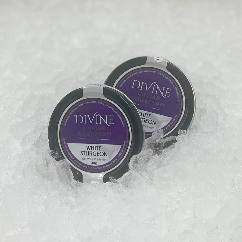 Divine White Sturgeon Caviar, (Canadian)