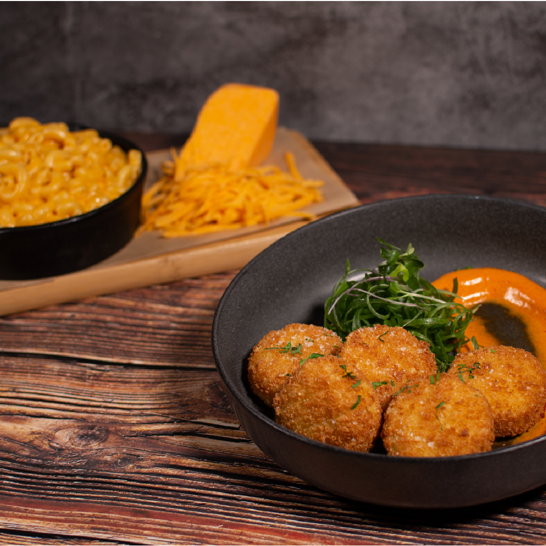 Breaded Mac & Cheese Bites (4lb Bag) North Sea Fish & Farms